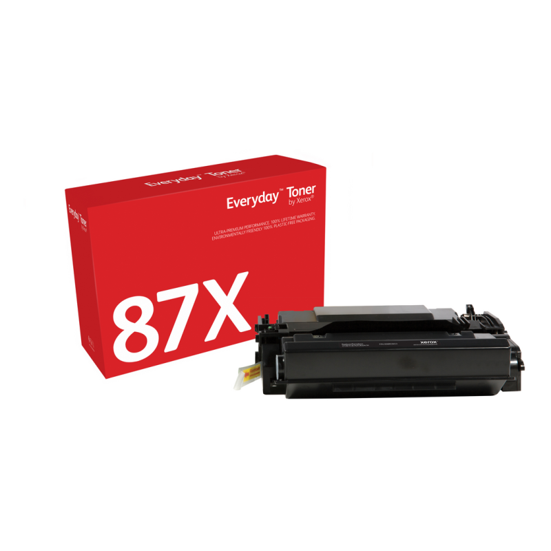 Everyday™ Black Toner by Xerox compatible with HP 87X (CF287X), High capacity