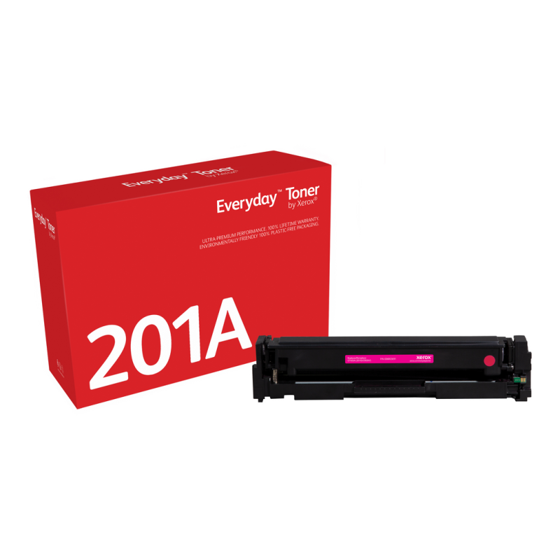 Everyday™ Magenta Toner by Xerox compatible with HP 201A (CF403A), Standard capacity