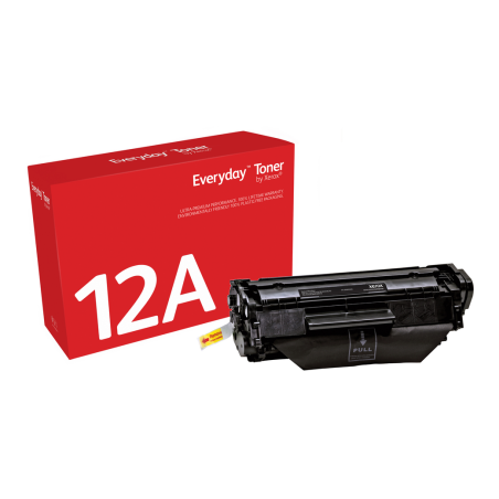 Everyday™ Black Toner by Xerox compatible with HP 12A (Q2612A), Standard capacity