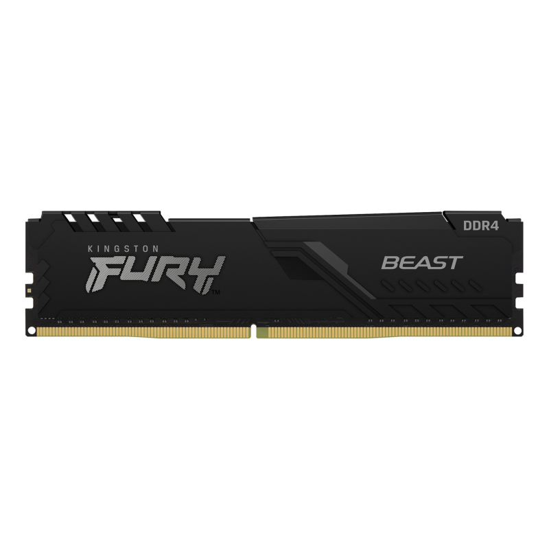 Kingston Technology FURY Beast 16GB 3733MT/s DDR4 CL19 DIMM 1Gx8 Black