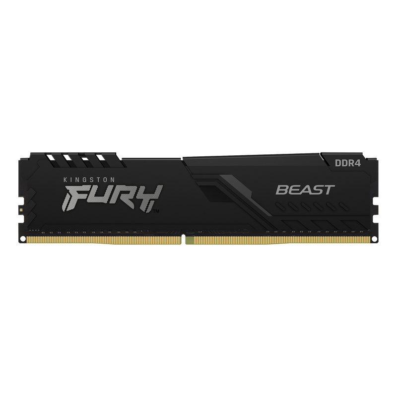 Kingston Technology FURY Beast 8GB 3733MT/s DDR4 CL19 DIMM Black