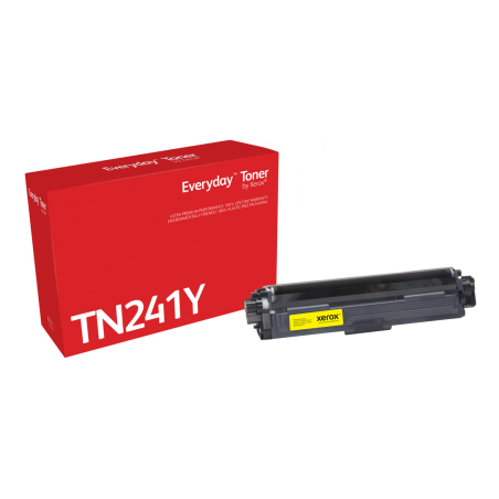 Everyday™ Yellow Toner by Xerox compatible with Brother TN241Y, Standard capacity