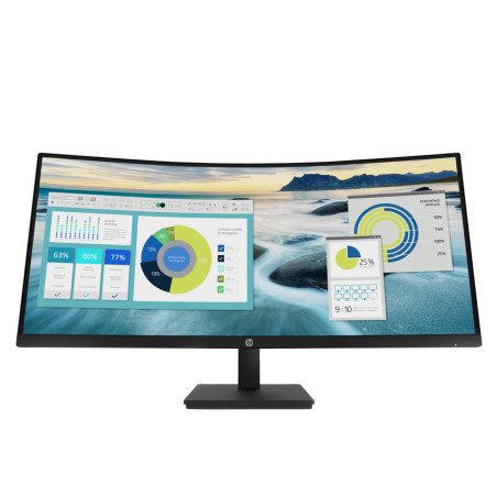 HP P34hc G4 WQHD USB-C Curved Monitor