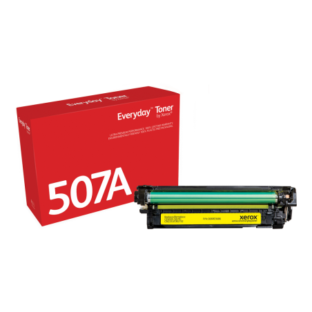 Everyday™ Yellow Toner by Xerox compatible with HP 507A (CE402A), Standard capacity