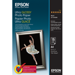 Epson Ultra Glossy Photo Paper - A4 - 15 Sheets