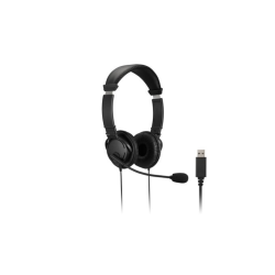 Kensington HiFi USB Headphones with Mic and Volume Control Buttons