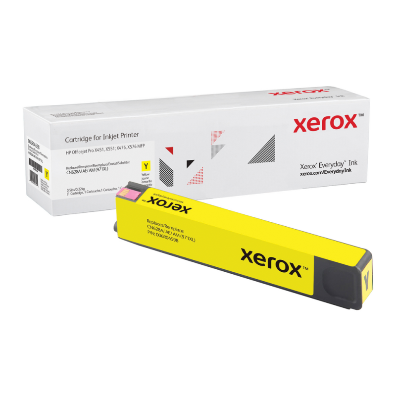 Everyday™ Yellow Toner by Xerox compatible with HP 971XL (CN628AE, CN628A, CN628AM), High capacity