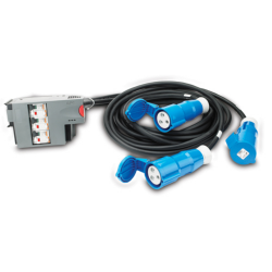 APC PDM2332IEC-3P30R-1 power distribution unit (PDU) Black, Blue