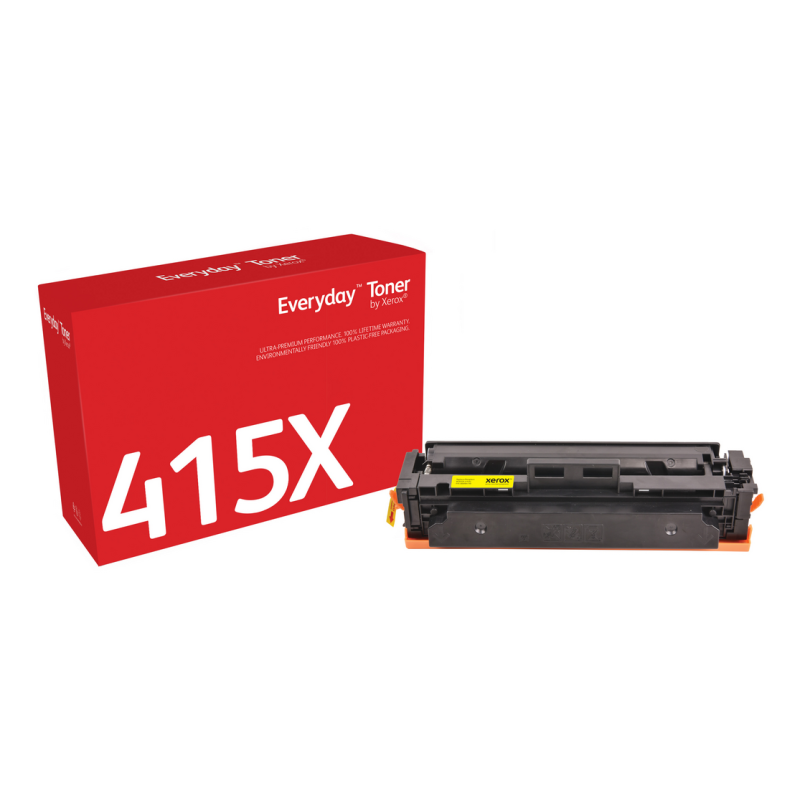 Everyday™ Yellow Toner by Xerox compatible with HP 415X (W2032X), High capacity