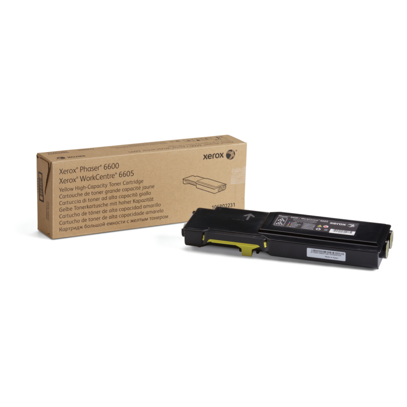 Xerox Genuine Phaser™ 6600, WorkCentre™ 6605 Yellow Toner Cartridge
