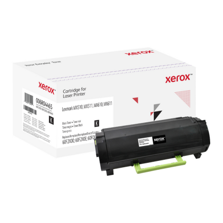 Everyday™ Black Toner by Xerox compatible with Lexmark 60F2X00/60F2X0E/60F0XA0, High capacity