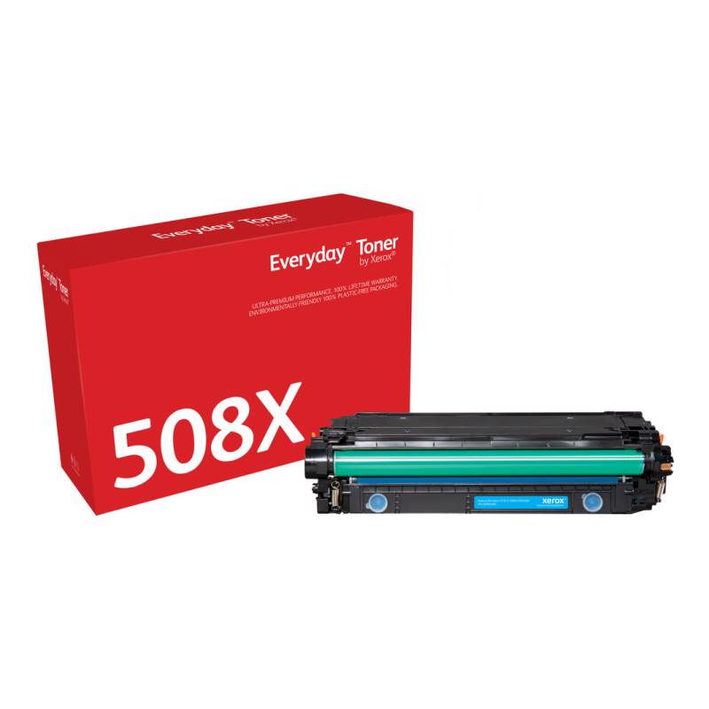 Everyday™ Cyan Toner by Xerox compatible with HP 508X (CF361X), High capacity
