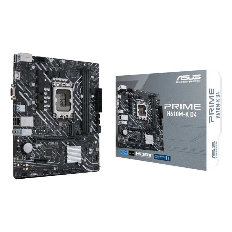 ASUS PRIME H610M-K D4 Intel H610 LGA 1700 micro ATX