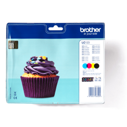 Brother LC-123VALBP ink cartridge 4 pc(s) Original Black, Cyan, Magenta, Yellow