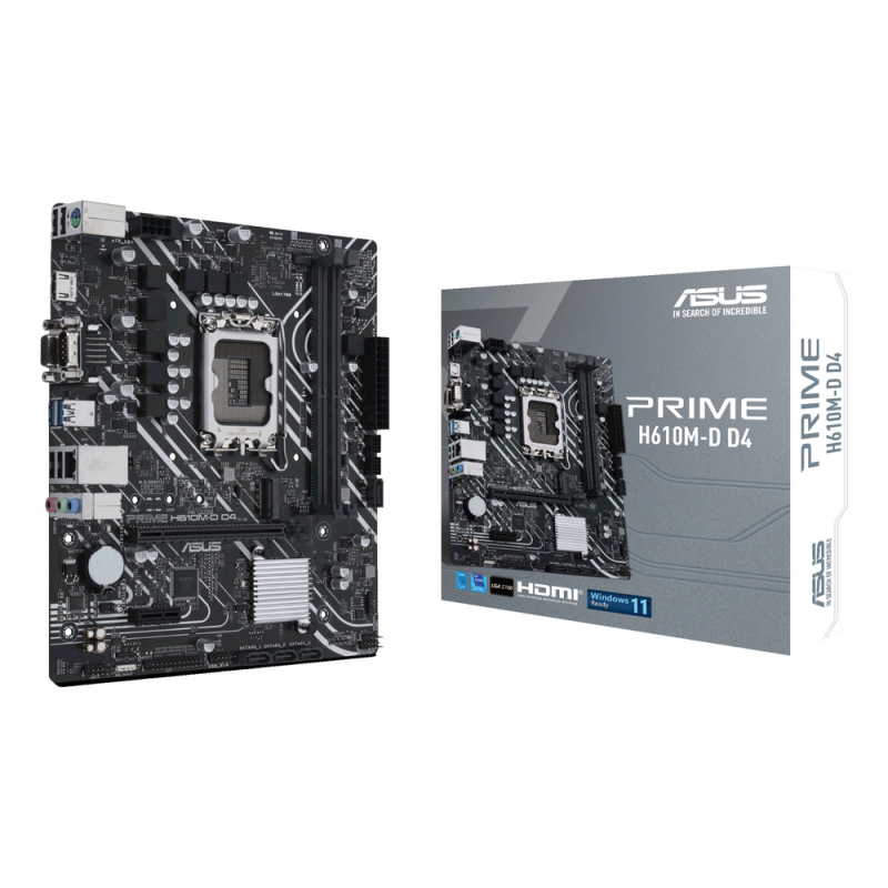 ASUS PRIME H610M-D D4 Intel H610 LGA 1700 micro ATX