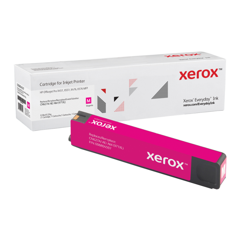 Everyday™ Magenta Toner by Xerox compatible with HP 971XL (CN627AE, CN627A, CN627AM), High capacity