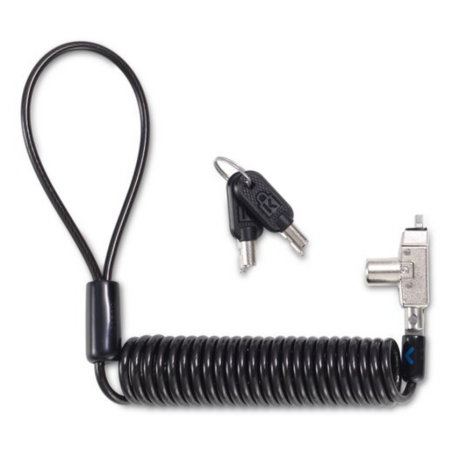 Kensington Slim N17 2.0 Portable Keyed Laptop Lock for Wedge-Shaped Slots