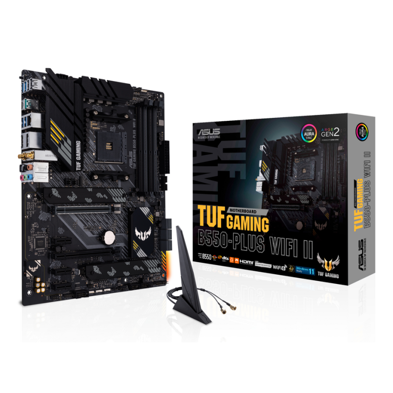 ASUS TUF GAMING B550-PLUS WIFI II AMD B550 Socket AM4 ATX