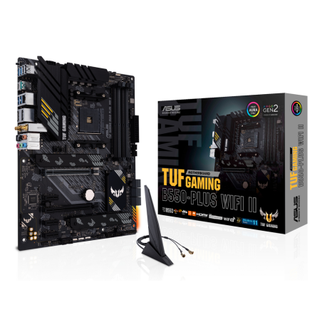 ASUS TUF GAMING B550-PLUS WIFI II AMD B550 Socket AM4 ATX