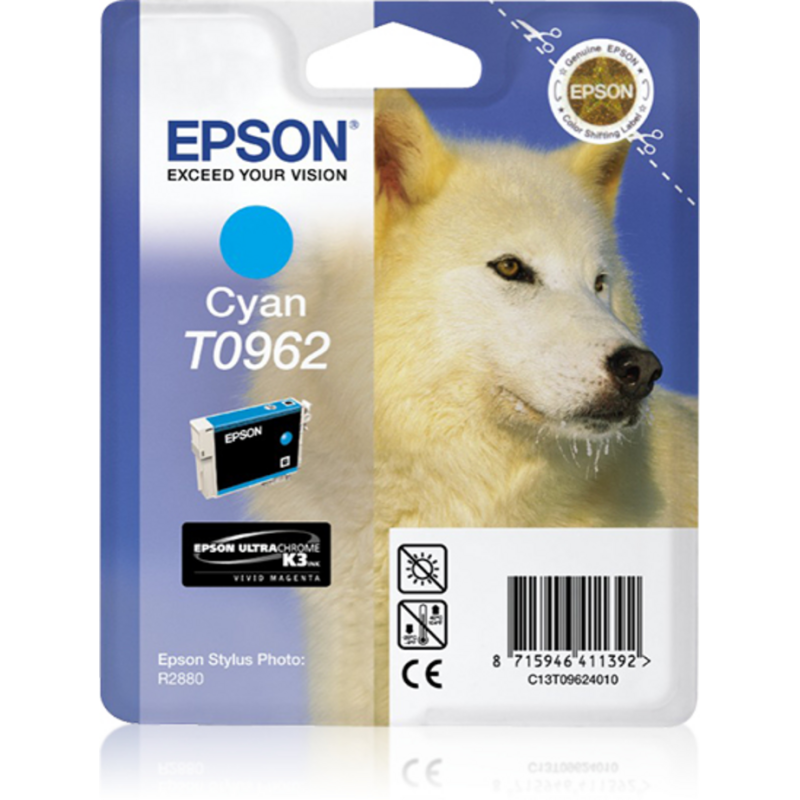 Epson Husky Singlepack Cyan T0962