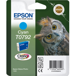 Epson Owl Singlepack Cyan T0792 Claria Photographic Ink