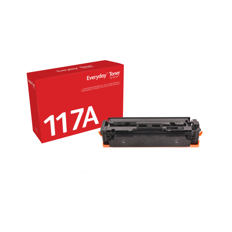 Everyday™ Black Toner by Xerox compatible with HP 117A (W2070A), Standard capacity