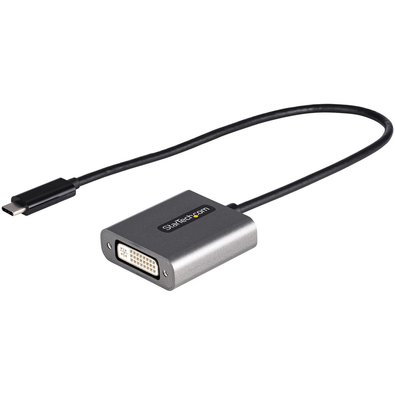 StarTech.com USB C to DVI Adapter - 1920x1200p USB-C to DVI-D Adapter Dongle - USB Type C to DVI Display/Monitor - Video Convert