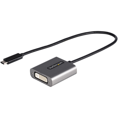 StarTech.com USB C to DVI Adapter - 1920x1200p USB-C to DVI-D Adapter Dongle - USB Type C to DVI Display/Monitor - Video Convert