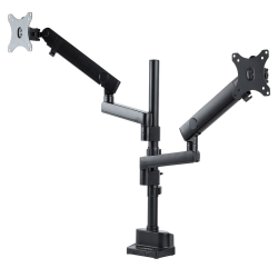 StarTech.com Desk Mount Dual Monitor Arm, Full Motion Monitor Mount for 2x VESA Displays up to 32" (17.6lb/8kg), Height Adjustab