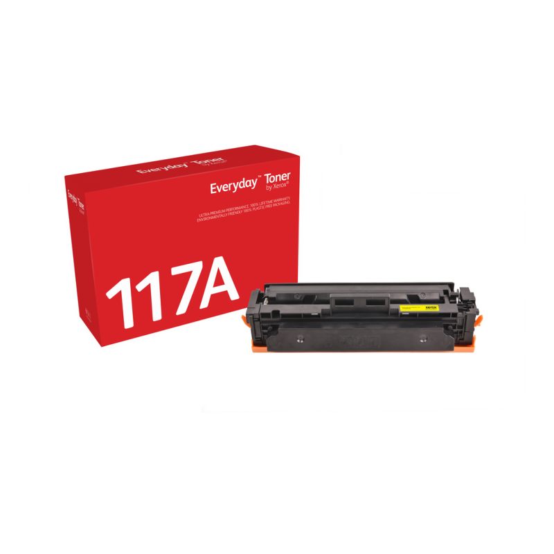 Everyday™ Yellow Toner by Xerox compatible with HP 117A (W2072A), Standard capacity