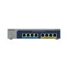 NETGEAR 8-port Ultra60 PoE++ Multi-Gigabit (2.5G) Ethernet Plus Switch Managed L2/L3 2.5G Ethernet (100/1000/2500) Power over Et