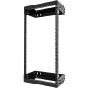 StarTech.com 21U 19" Wall Mount Network Rack - Adjustable Depth 12-20" 2 Post Open Frame Server Room Rack for AV/Data/ IT Commun