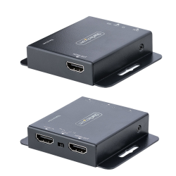 StarTech.com 4K HDMI Extender over CAT6/CAT5 Ethernet Cable, 4K 30Hz or 1080p 60Hz Video Extender, HDMI over Ethernet Cable, HDM