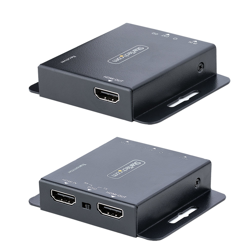StarTech.com 4K HDMI Extender over CAT6/CAT5 Ethernet Cable, 4K 30Hz or 1080p 60Hz Video Extender, HDMI over Ethernet Cable, HDM