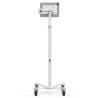 Compulocks Universal Invisible Mount Medical Rolling Cart Extended White