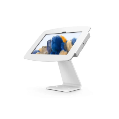 Compulocks Galaxy Tab A8 10.5" Space Enclosure Rotating Counter Stand White