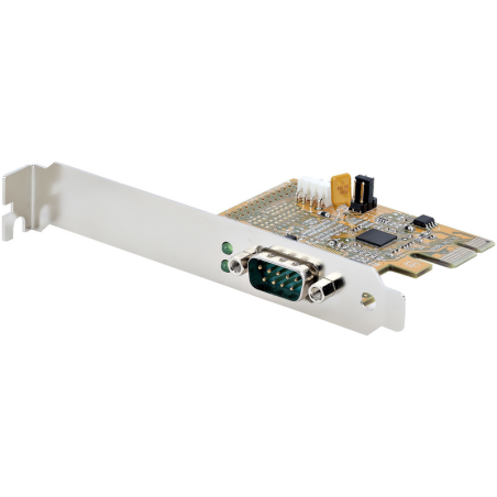 StarTech.com PCI Express Serial Card, PCIe to RS232 (DB9) Serial Interface Card, PC Serial Card w/ 16C1050 UART, Standard or Low