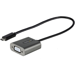 StarTech.com USB C to VGA Adapter - 1080p USB Type-C to VGA Adapter Dongle - USB-C (DP Alt Mode) to VGA Monitor/Display Video Co