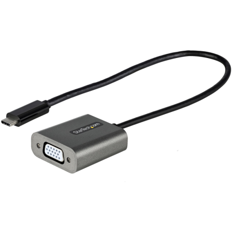 StarTech.com USB C to VGA Adapter - 1080p USB Type-C to VGA Adapter Dongle - USB-C (DP Alt Mode) to VGA Monitor/Display Video Co