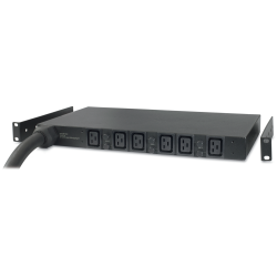 APC Basic Rack PDU AP7526 power distribution unit (PDU) 6 AC outlet(s) 1U Black