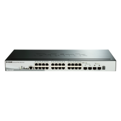 D-Link 28-Port Gigabit Stackable PoE Smart Managed Switch including 2 x 10G SFP+ & 2 x SFP