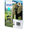 Epson Elephant Singlepack Cyan 24 Claria Photo HD Ink