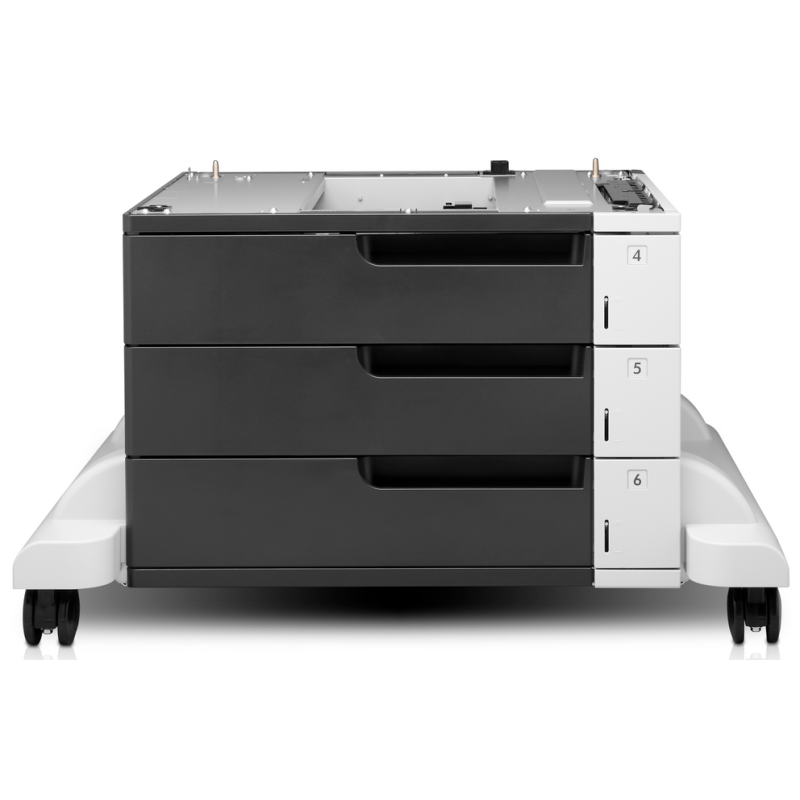 HP LaserJet 3x500-sheet Feeder and Stand