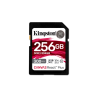 Kingston Technology 256GB Canvas React Plus SDXC UHS-II 300R/260W U3 V90 for Full HD/4K/8K