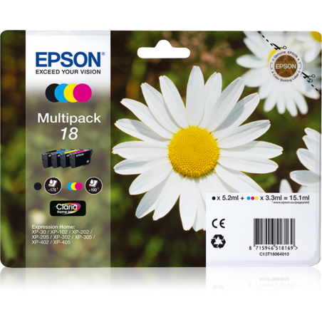 Epson Daisy Multipack 4-colours 18 Claria Home Ink