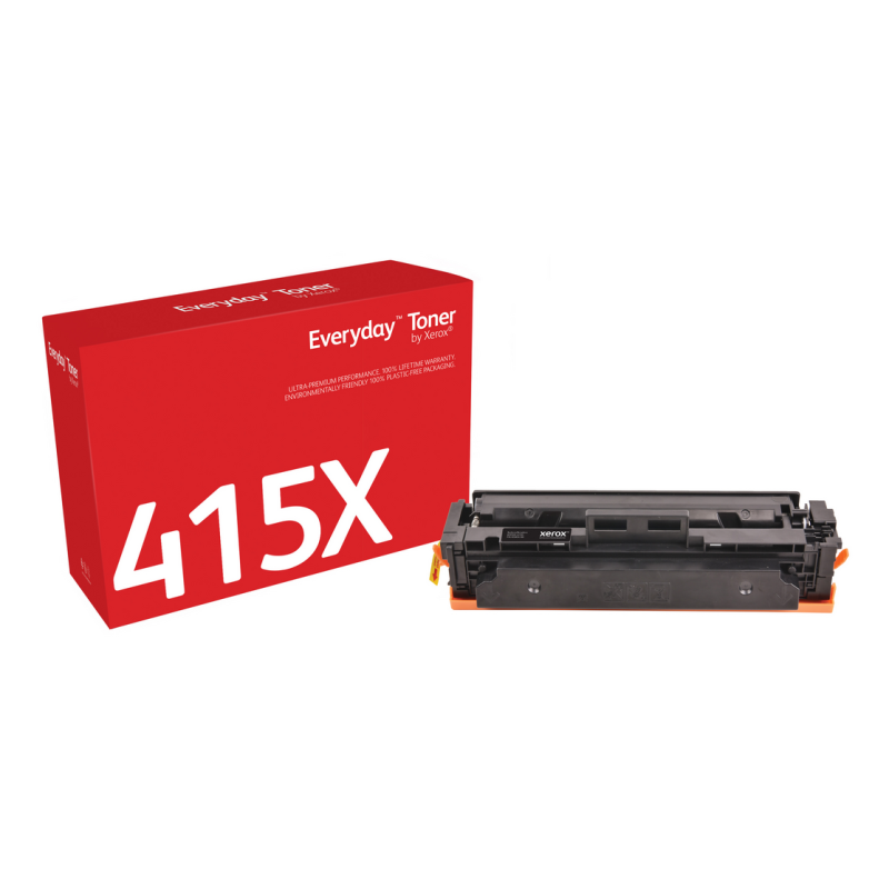 Everyday™ Black Toner by Xerox compatible with HP 415X (W2030X), High capacity