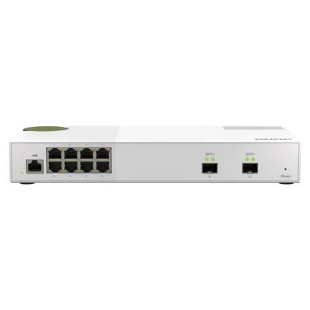 QNAP QSW-M2108-2S network switch Managed L2 2.5G Ethernet (100/1000/2500) Grey
