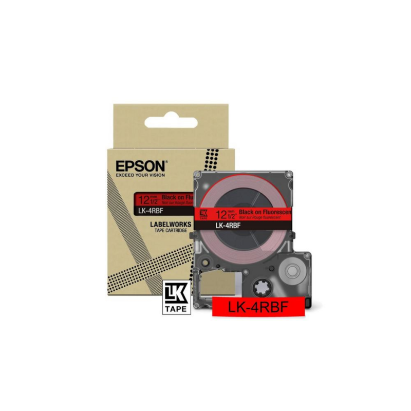 Epson LK-4RBF Black, Red
