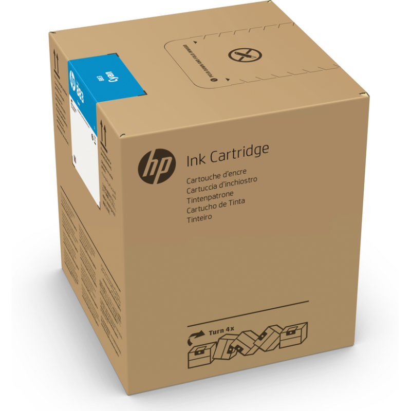 HP 883 5-liter Cyan Latex Ink Cartridge