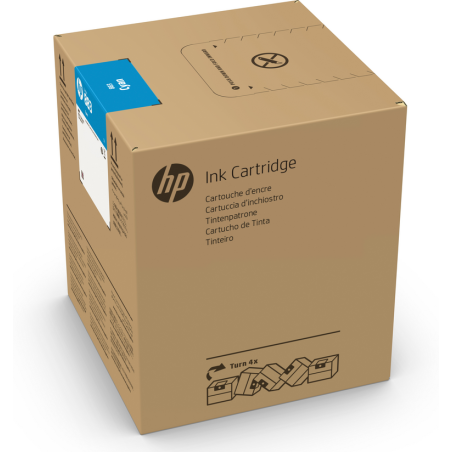 HP 883 5-liter Cyan Latex Ink Cartridge
